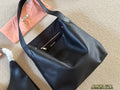 Flat mouth vertical tote bag
