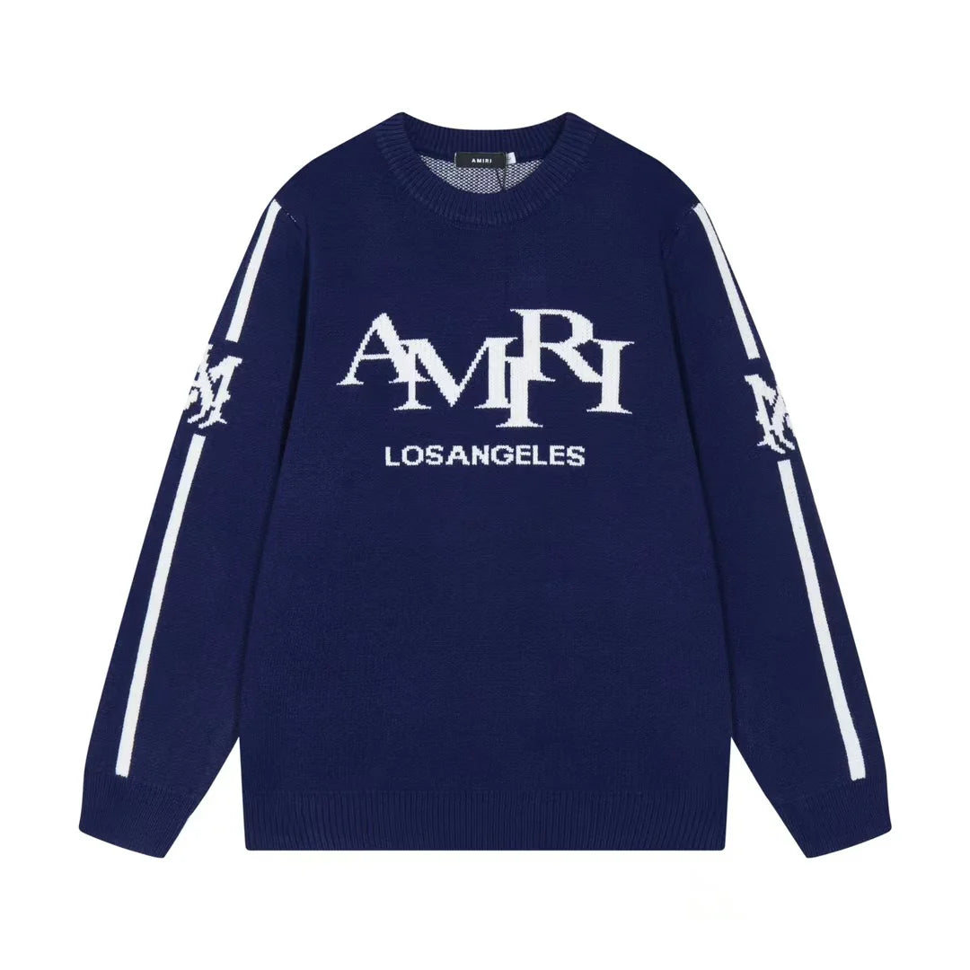 New letter jacquard sweater
