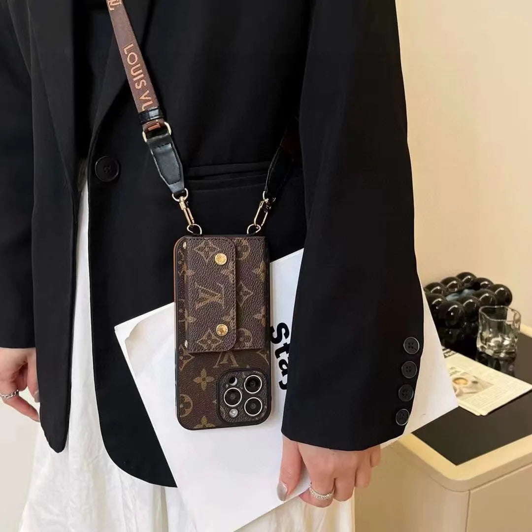 Crossbody card bag phone case