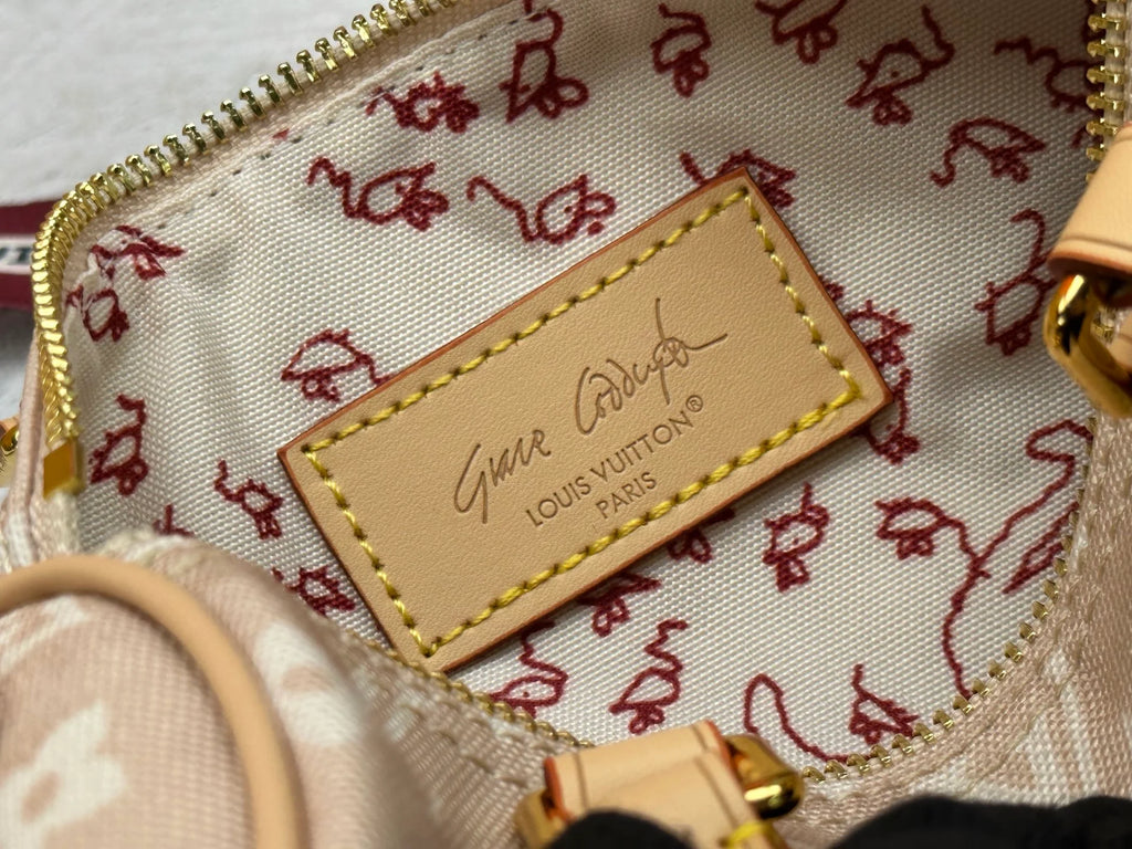 Light beige denim handbag