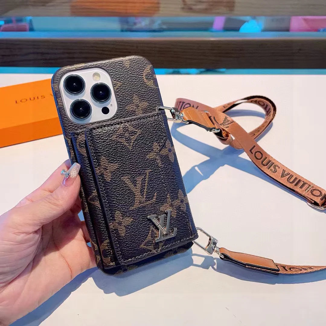 Three fold card holder phone case