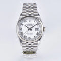 C-Factory - White - Silver 904L Steel- Automatic - 41mm/36mm