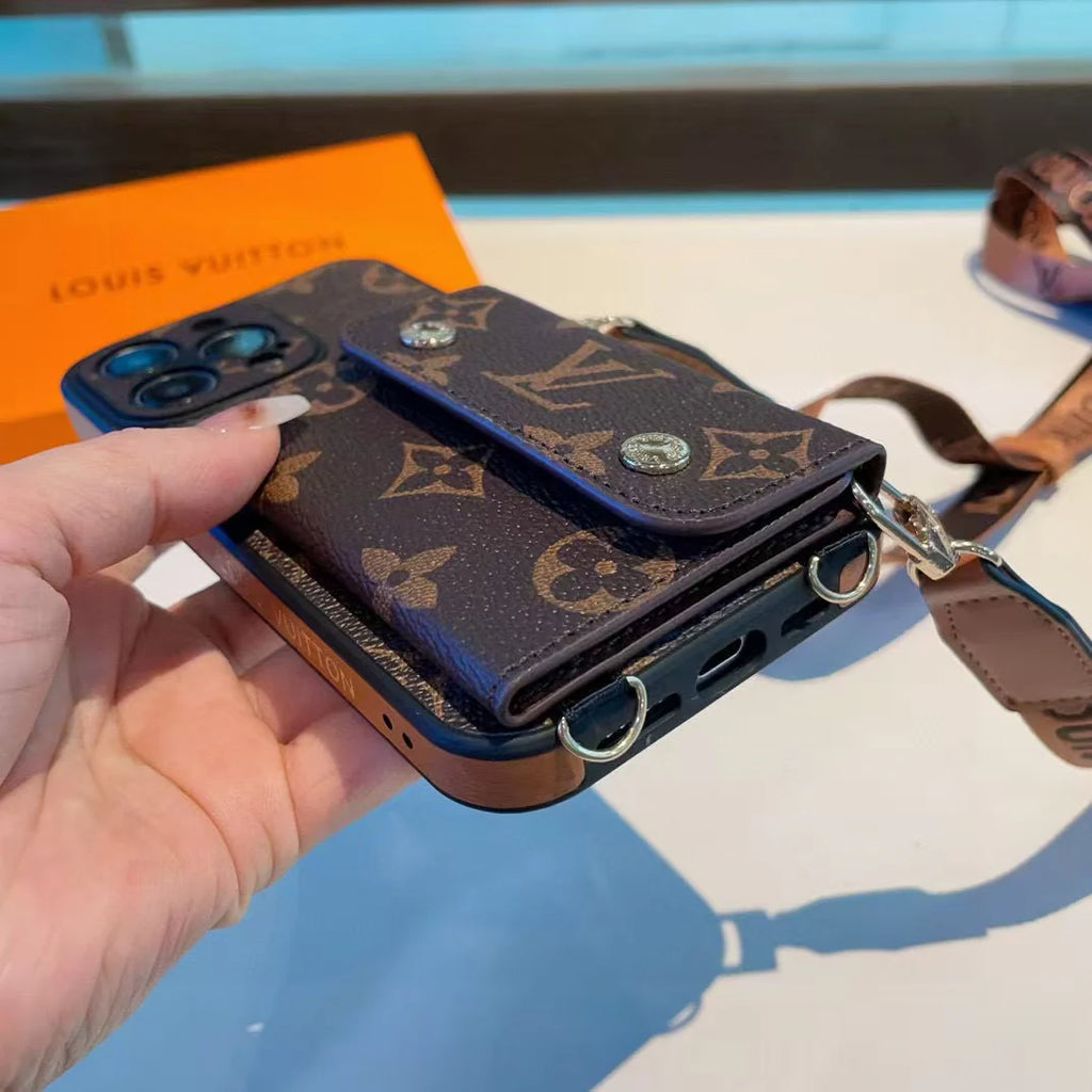 Crossbody card bag phone case