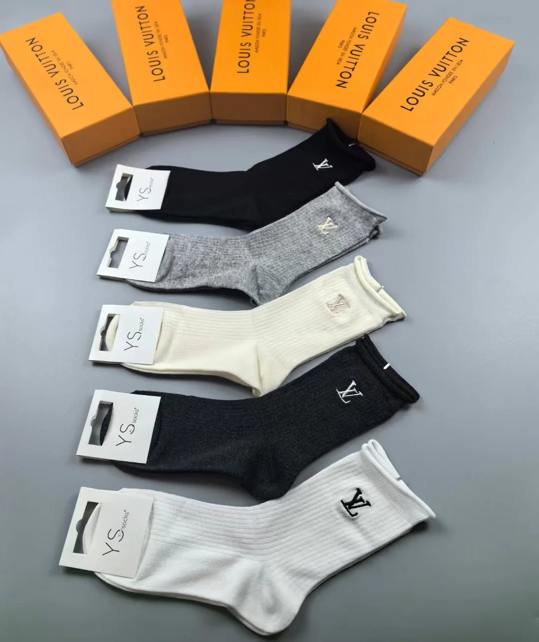 New Embroidered Socks
