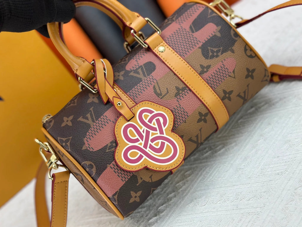 Patchwork craft men's bag pillow bag