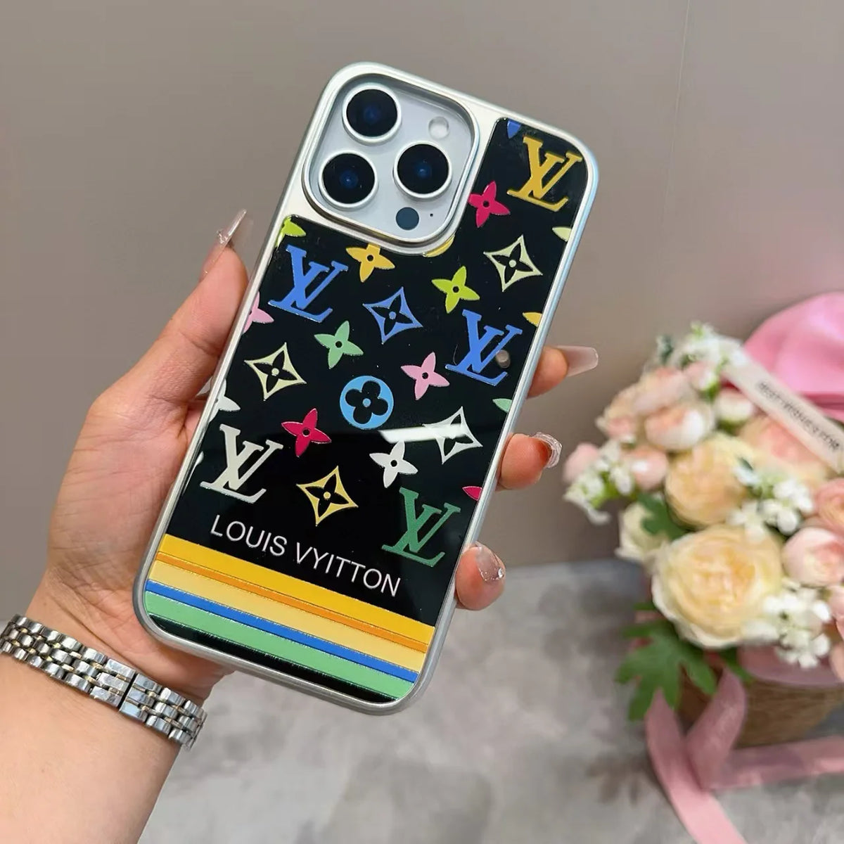 Electroplated glass magnetic phone case