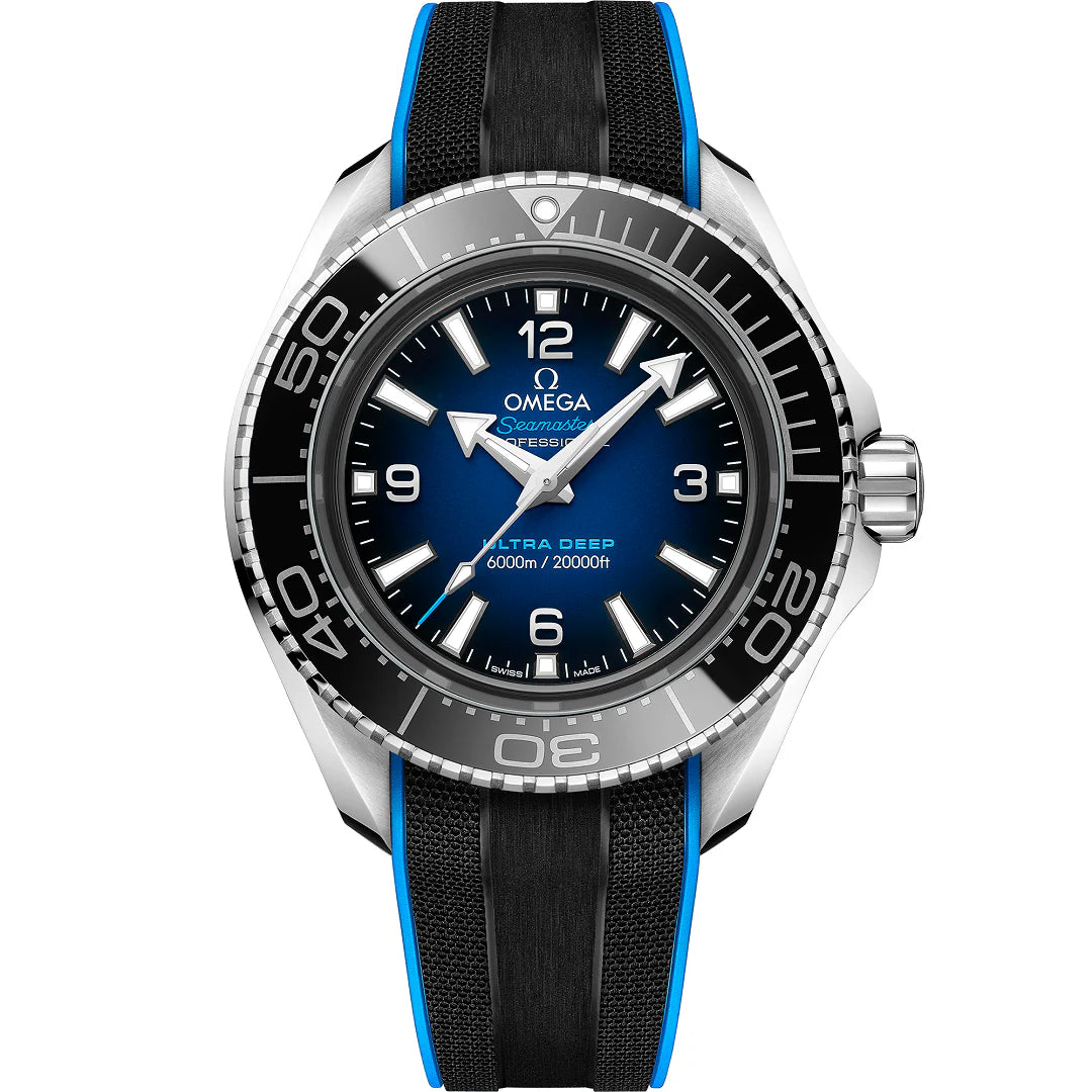 L Size- Blue White - Blue Rubber - Automatic - 45mm