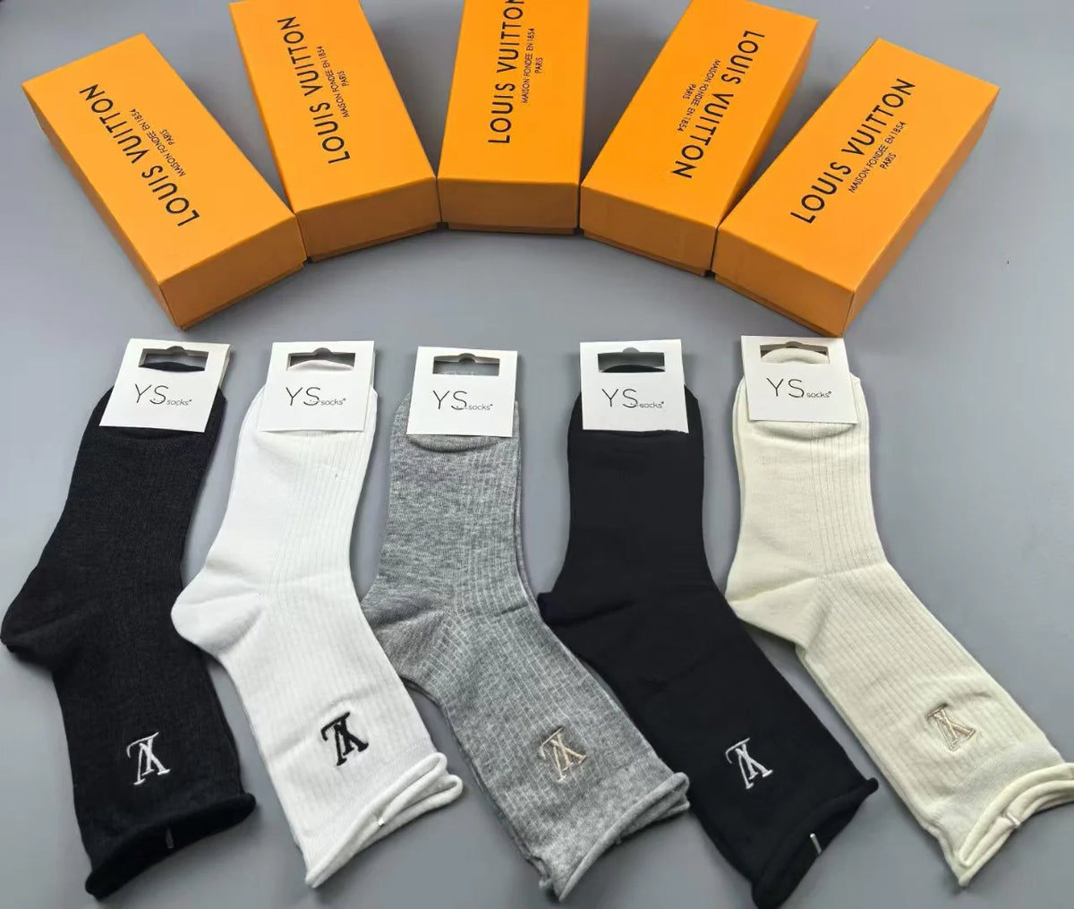 New Embroidered Socks