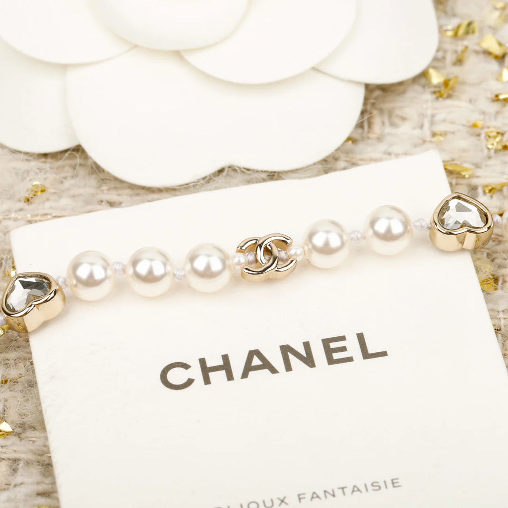 Love Diamond Pearl Bracelet