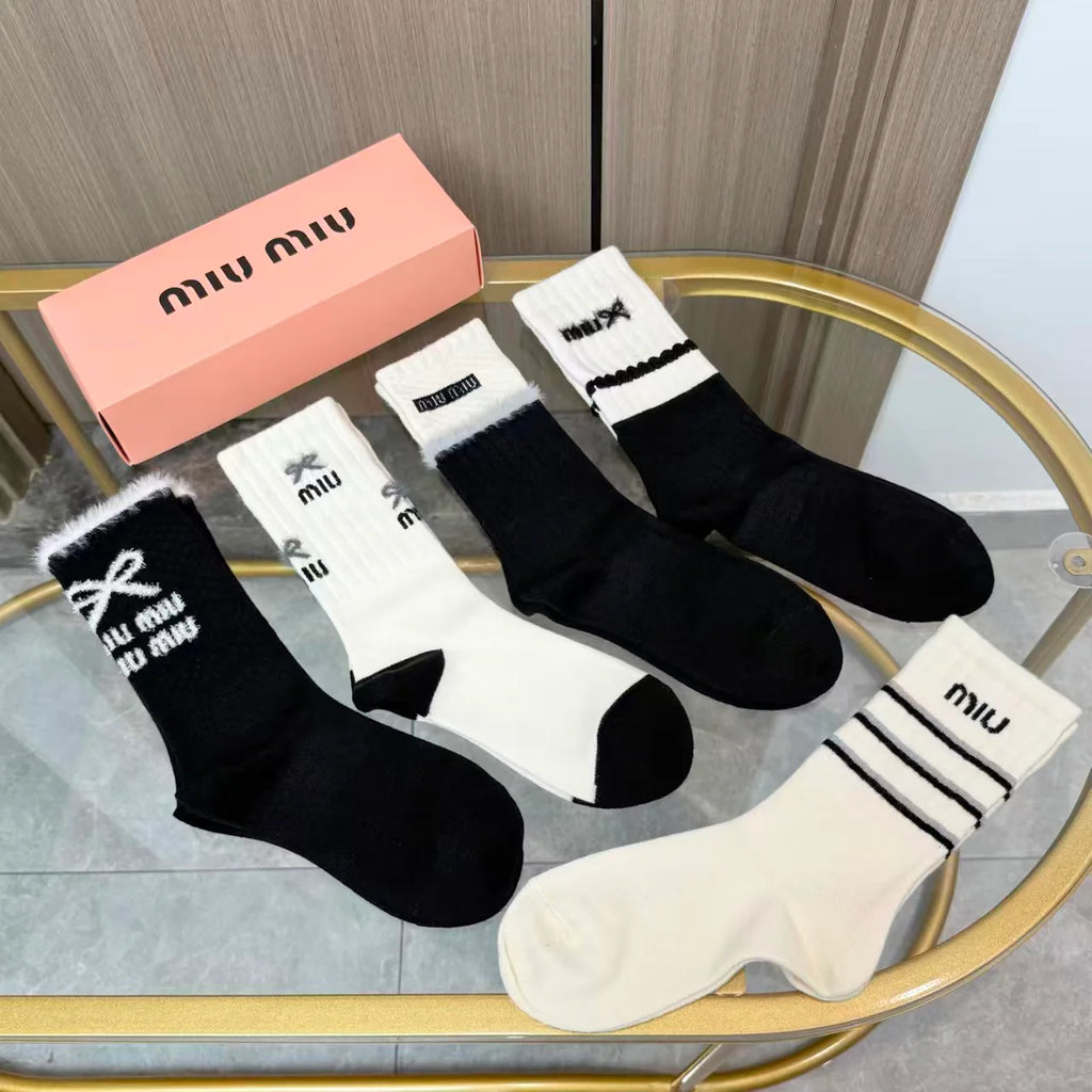 New cashmere high tube socks