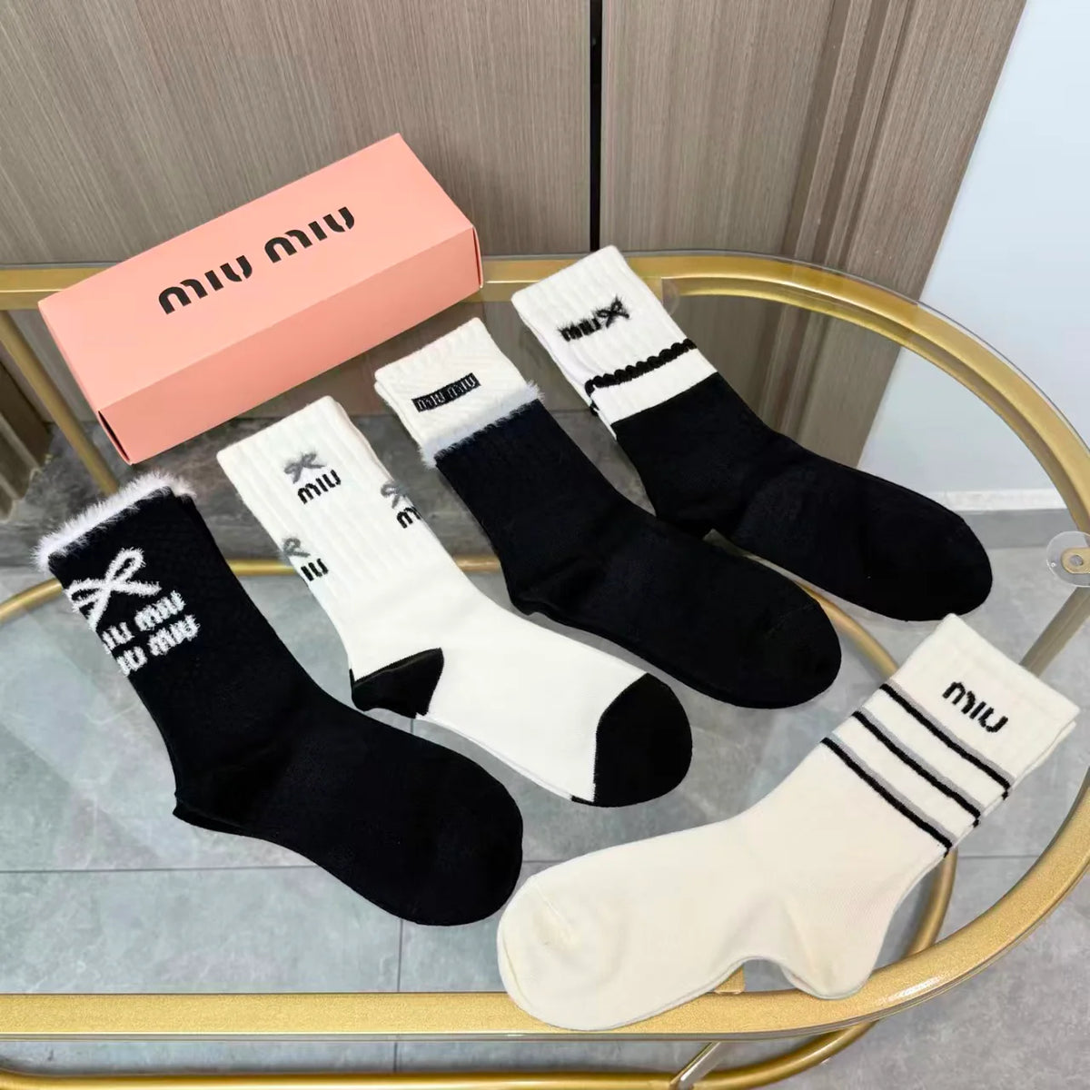 New cashmere high tube socks