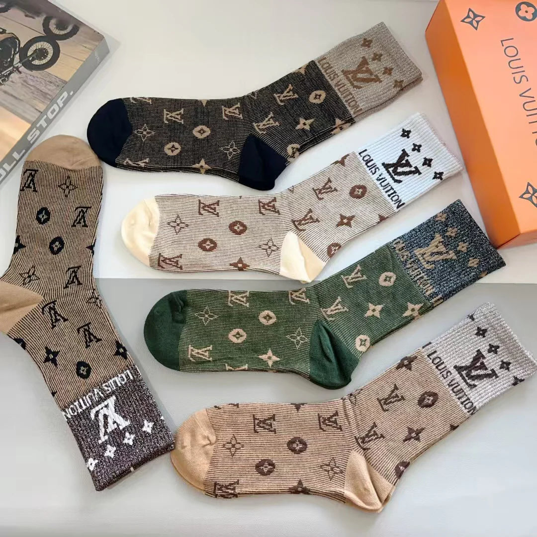 New letter long tube socks