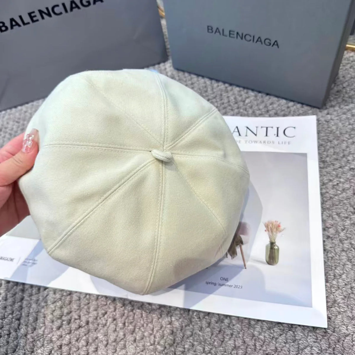 New octagonal hat