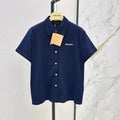 Unstructured Camp Collar Knit