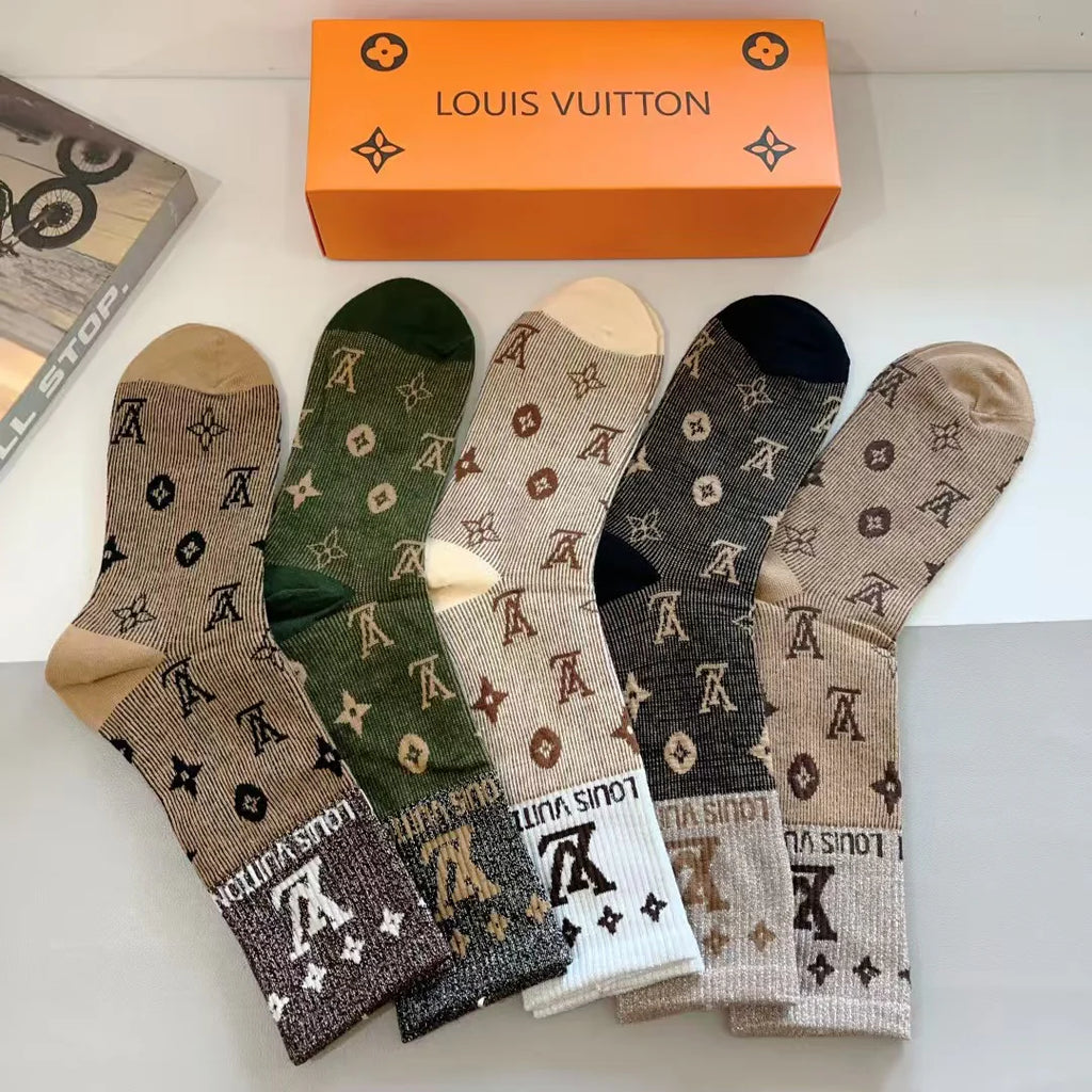 New letter long tube socks