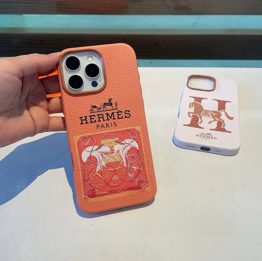 All inclusive lychee patterned phone case