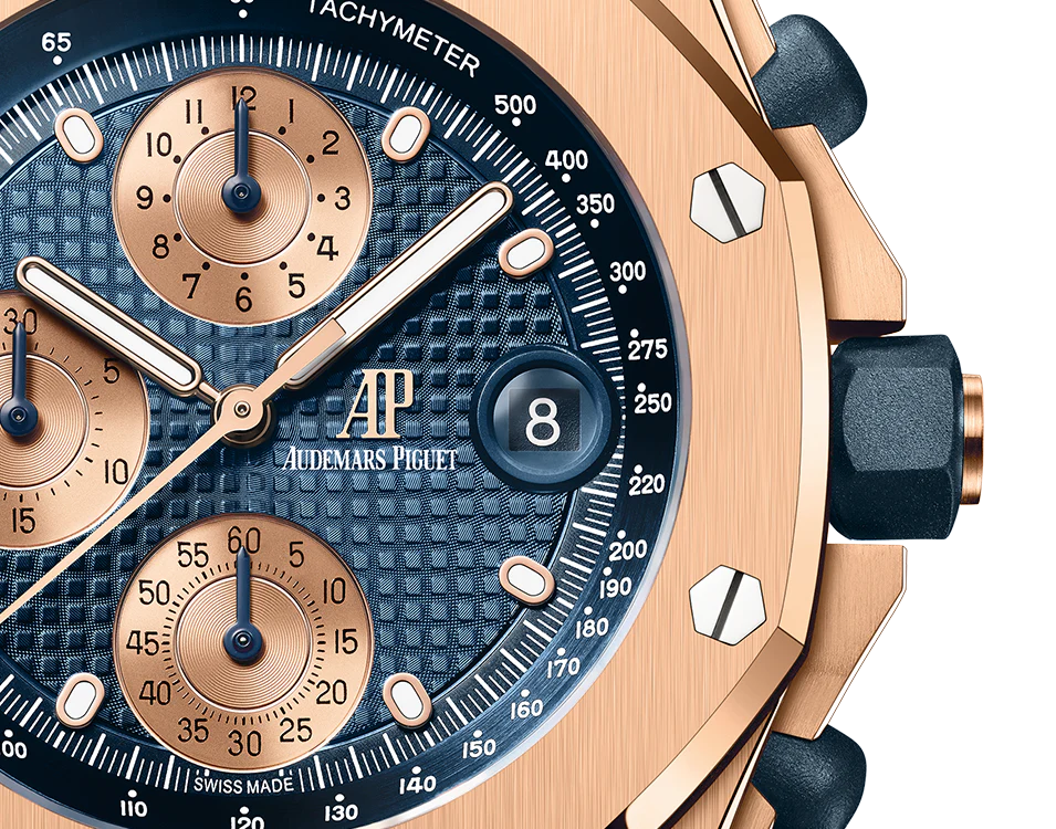 L Size -Blue OFFs - 904L Steel - Quartz- 43mm