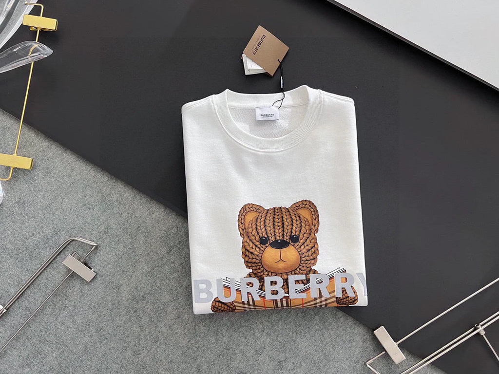 New printed pullover round neck hoodie