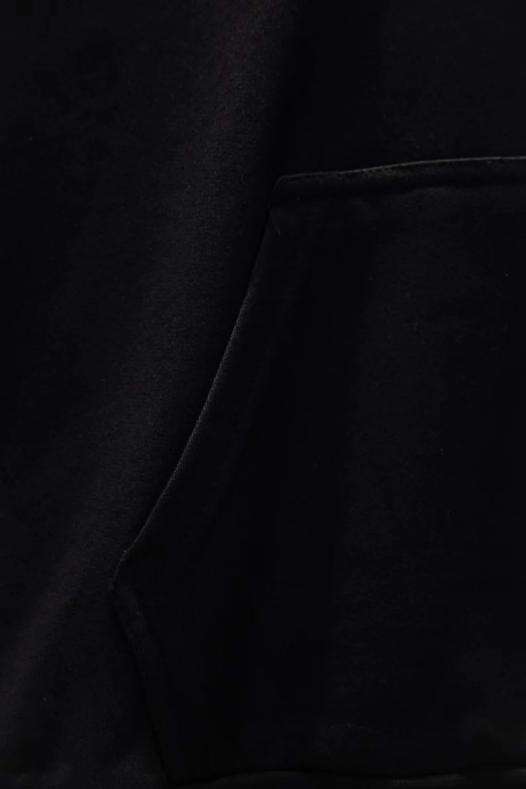New open chest embroidered hooded sweatshirt