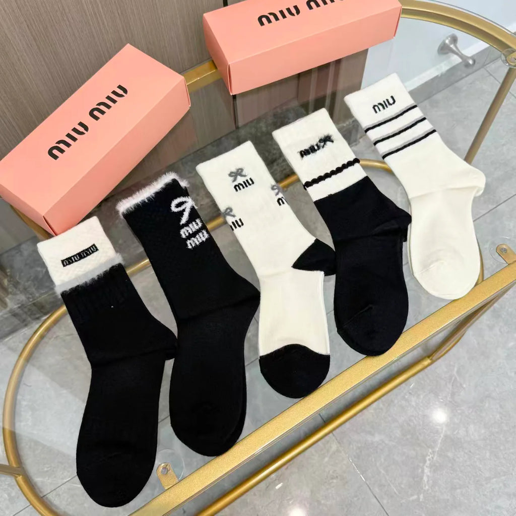 New cashmere high tube socks