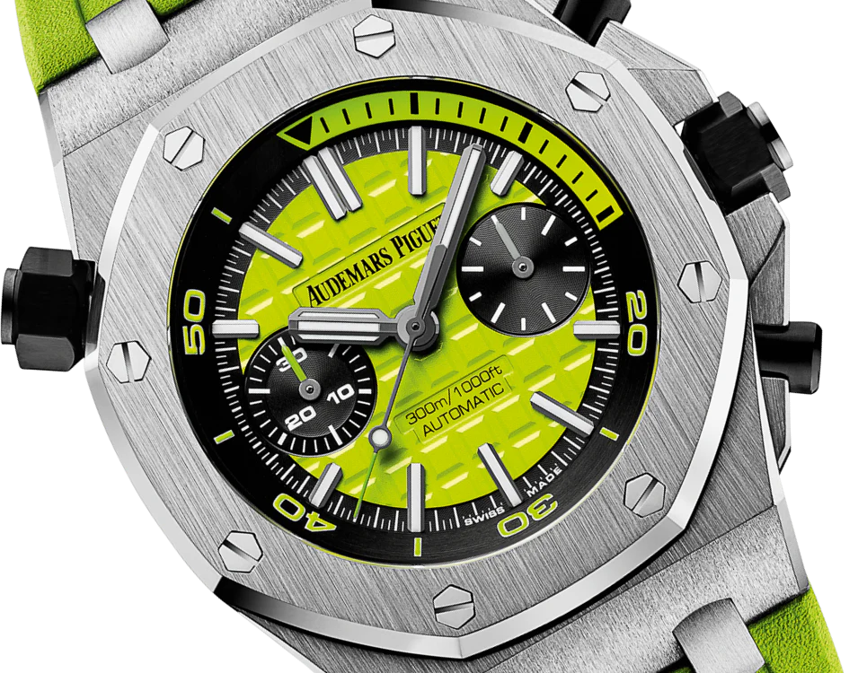 26703ST.OO.A038CA - Green -Green Rubber - Quartz- 42mm