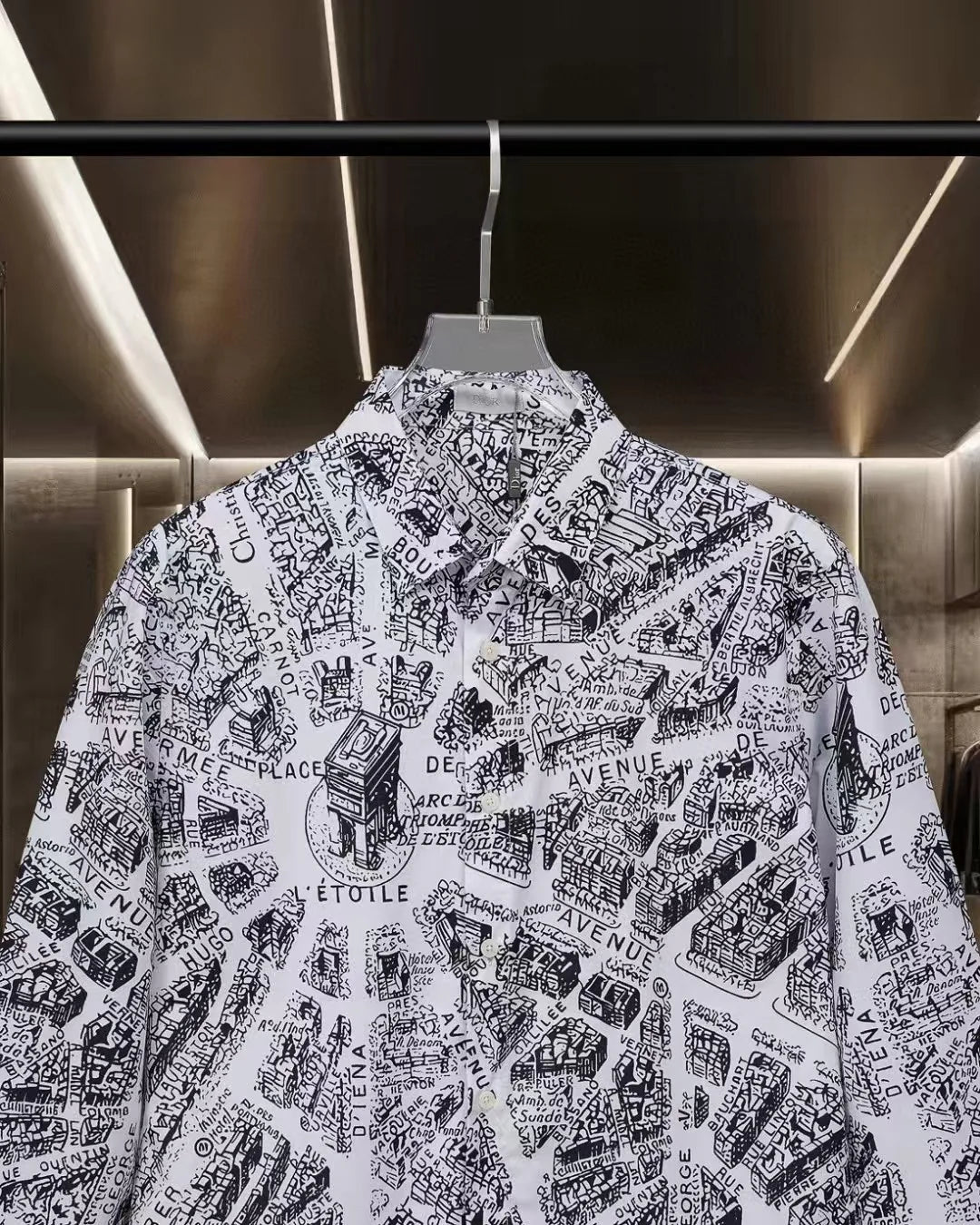 New printed long sleeved shirt