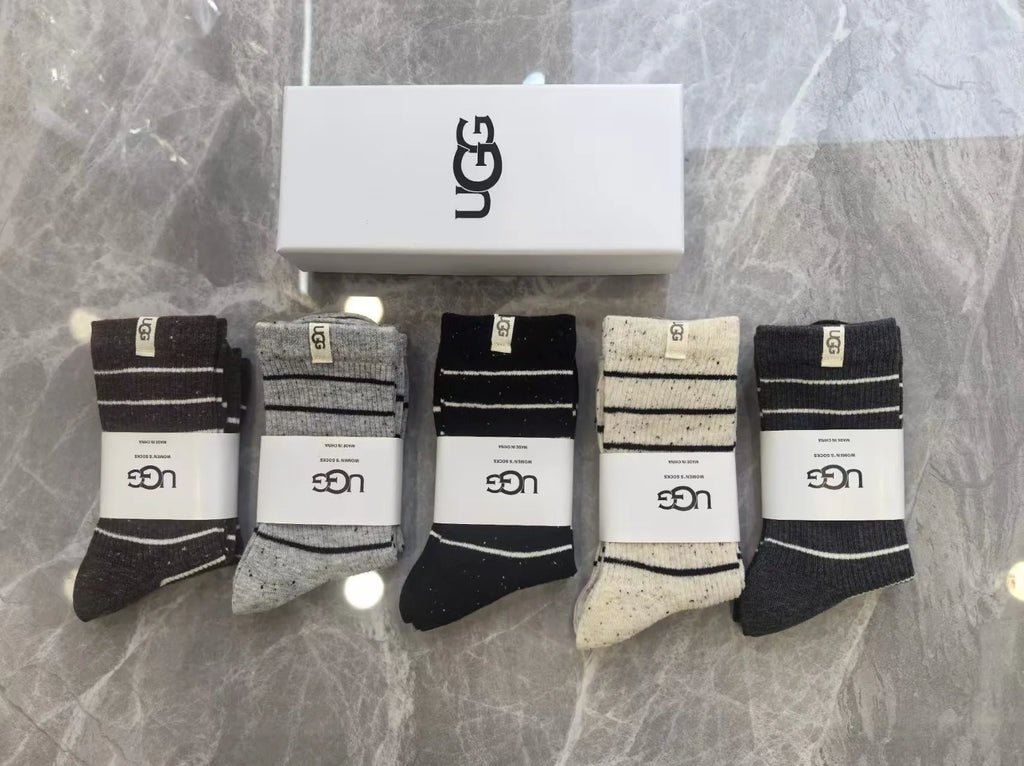 New cashmere pile socks