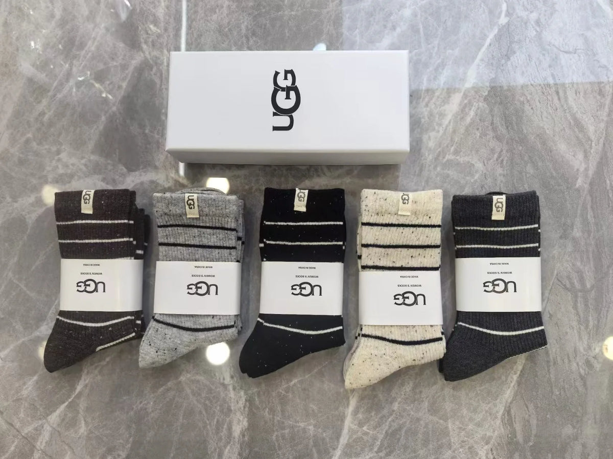 New cashmere pile socks