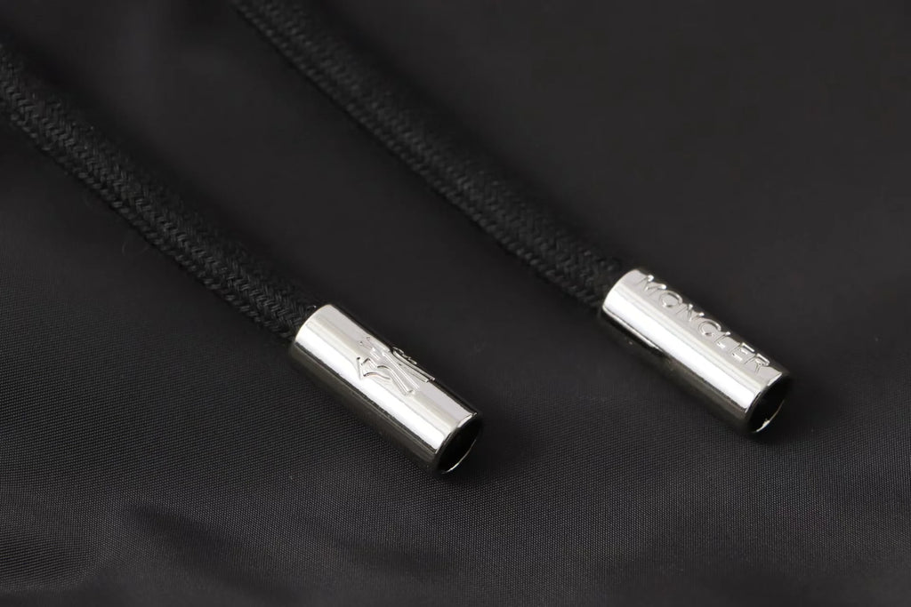 New ribbon splicing hooded jacket