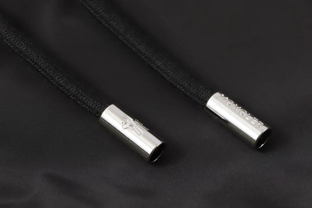 New ribbon splicing hooded jacket