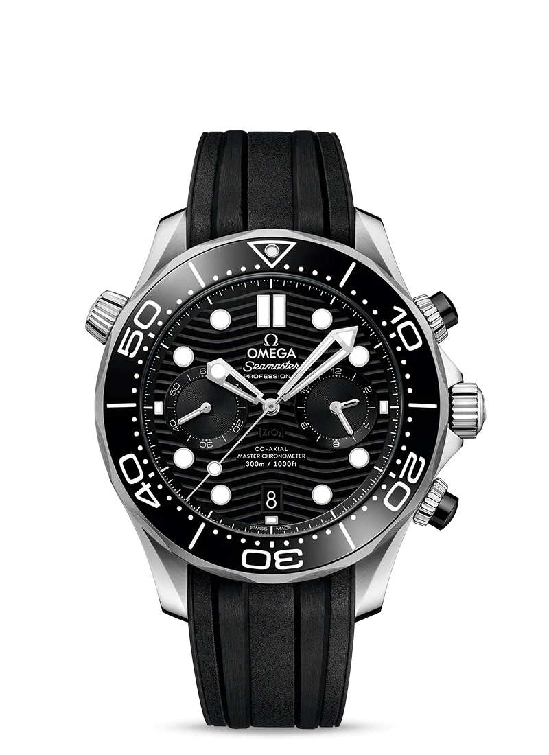 Black Steel - Rubber - quartz - 42mm