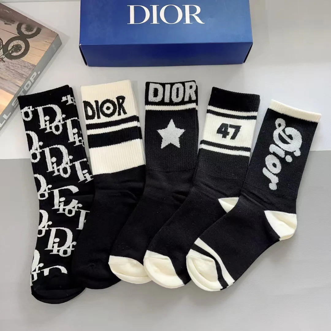 New letter long tube socks