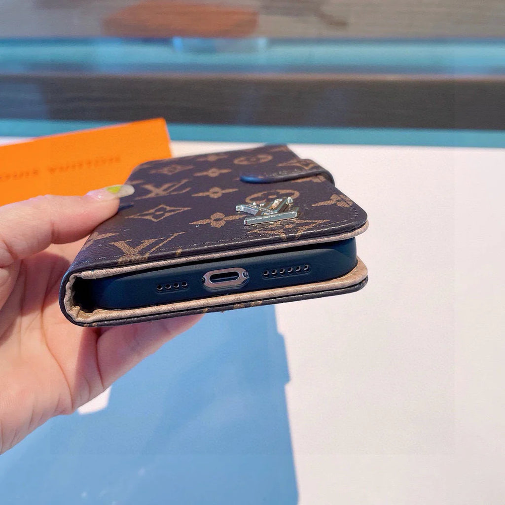 Old flower multifunctional phone case