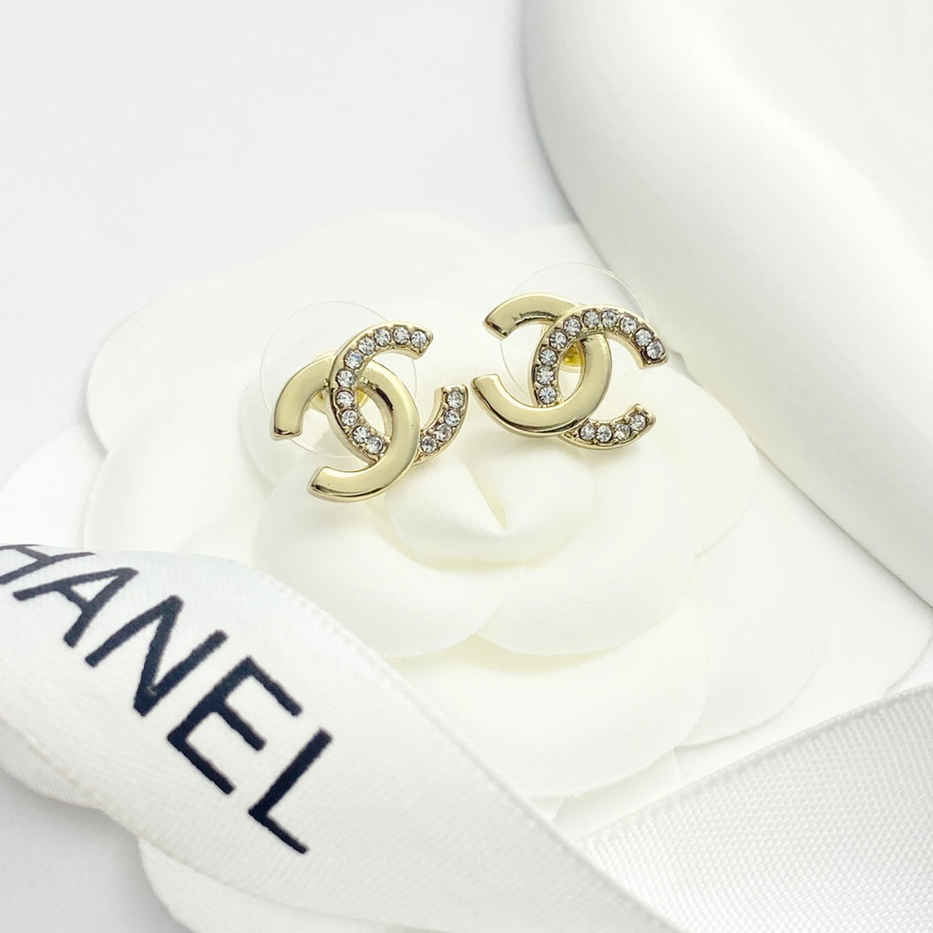 Half drilled earrings