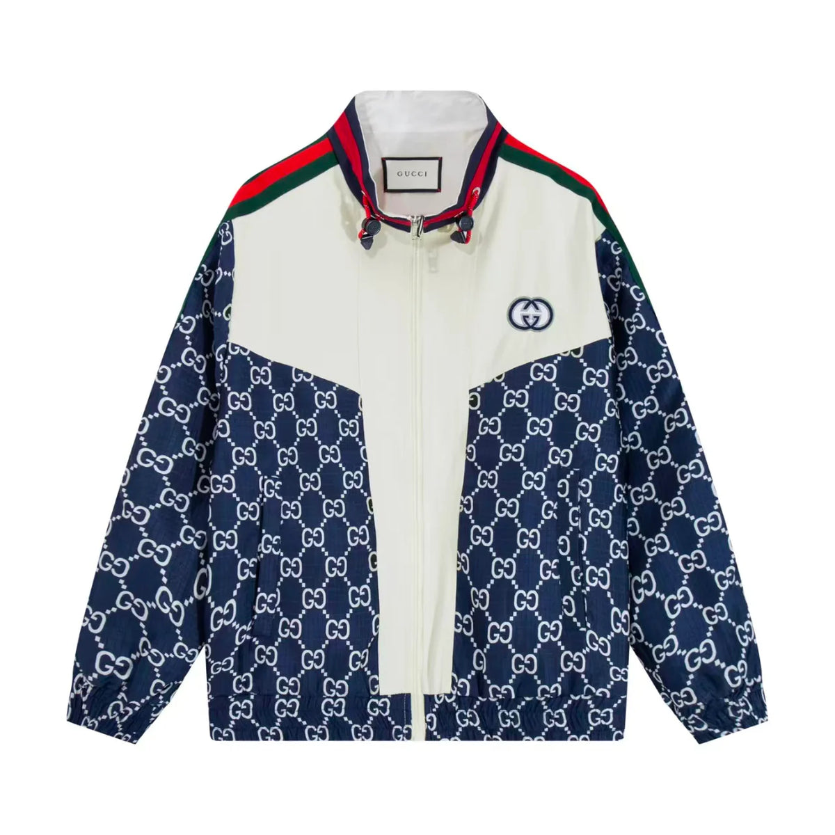 New splicing hooded jacket