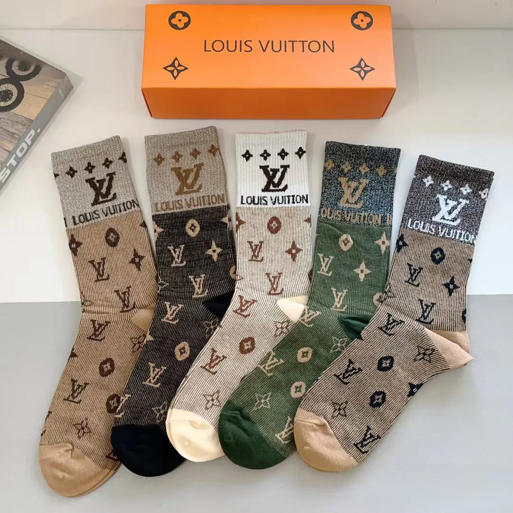 New letter long tube socks