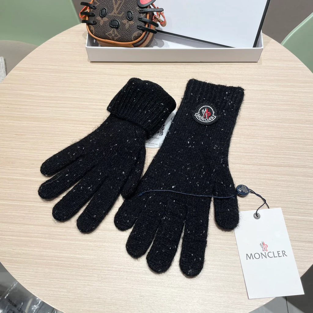 Autumn and winter wool knitted gloves