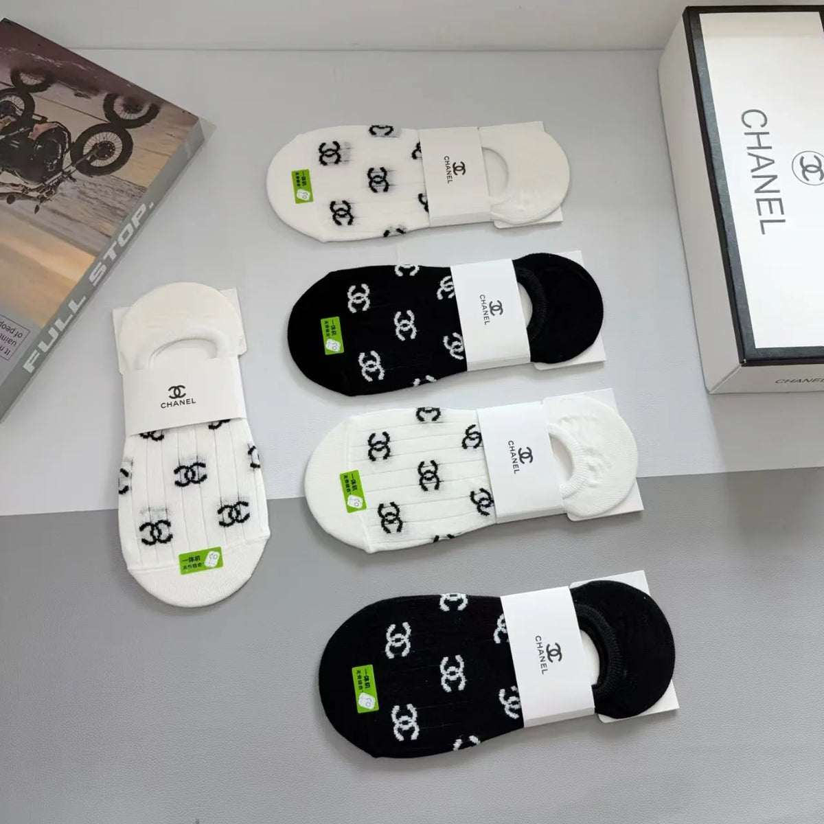 New bamboo cotton breathable boat socks