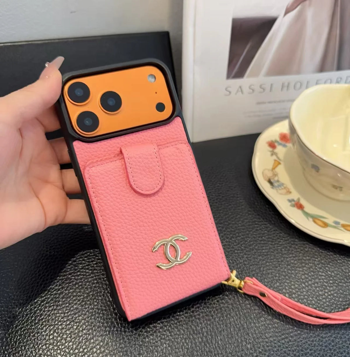 New wrist strap phone case
