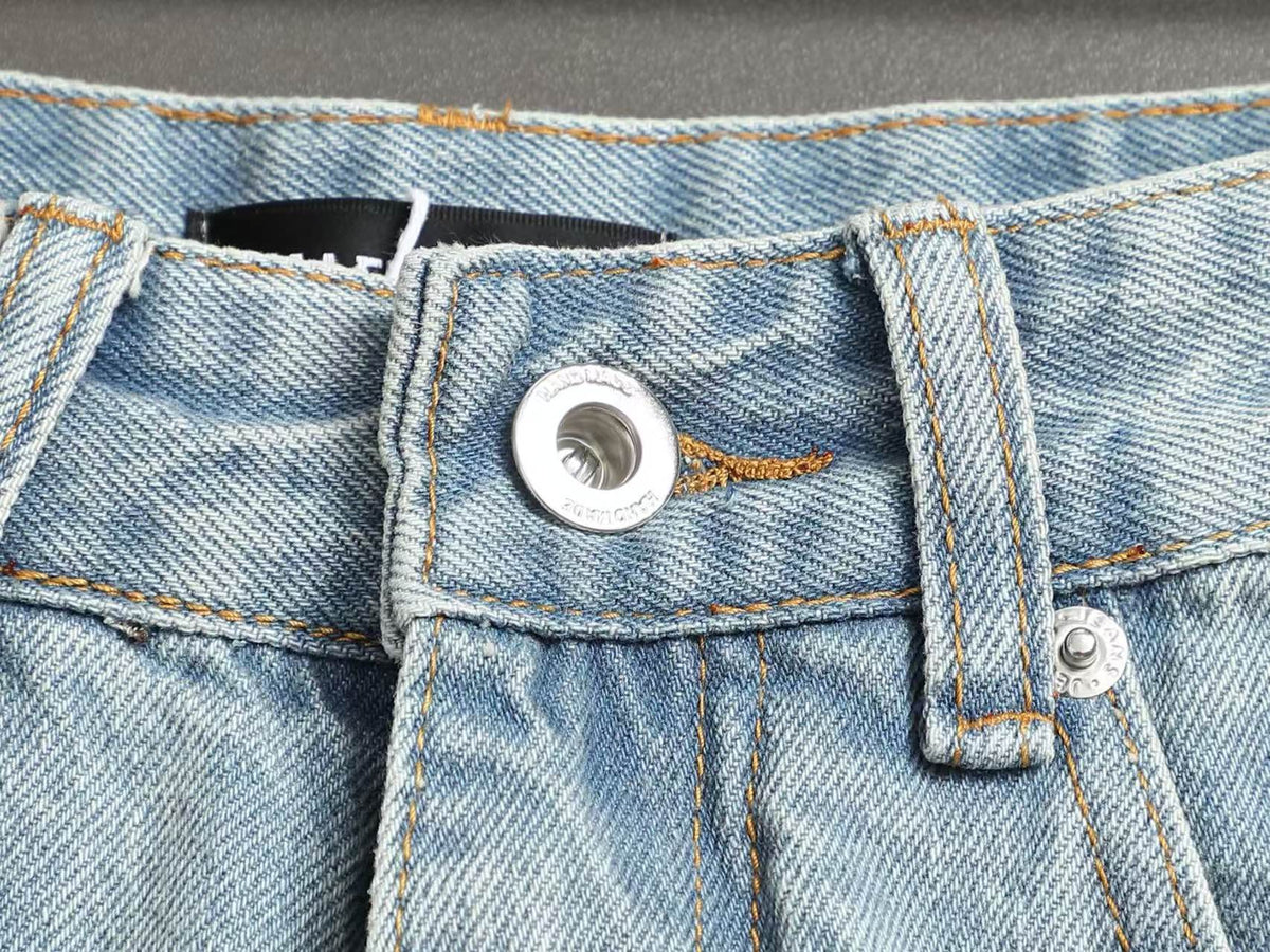 New denim shorts