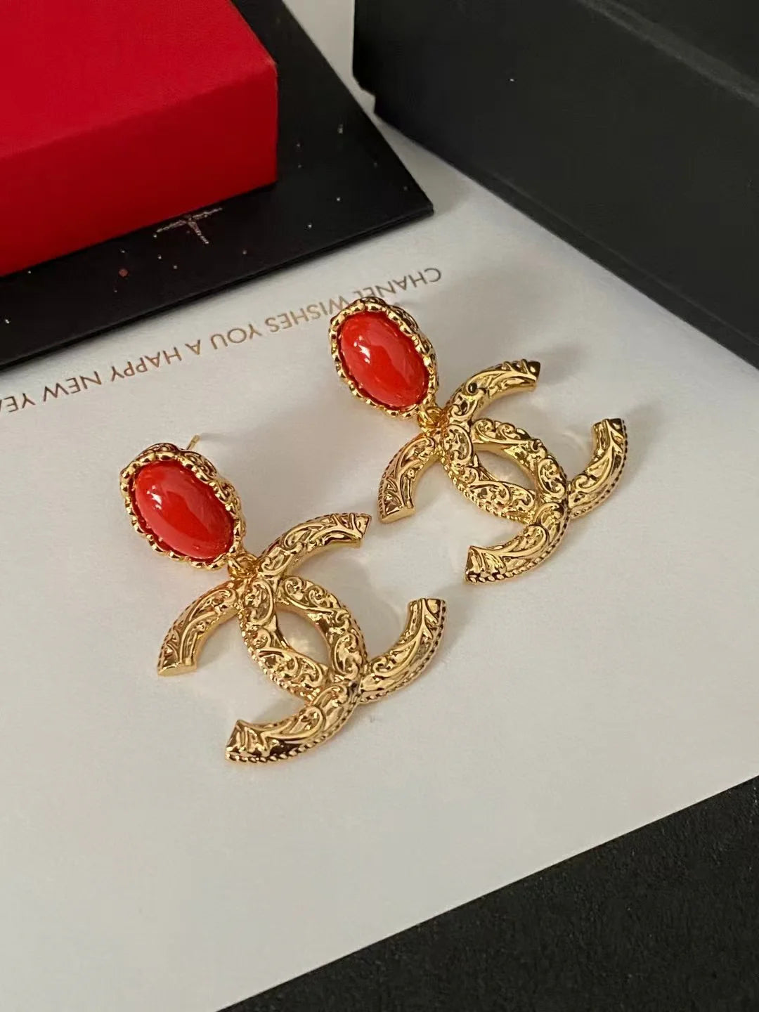 Vintage large earrings