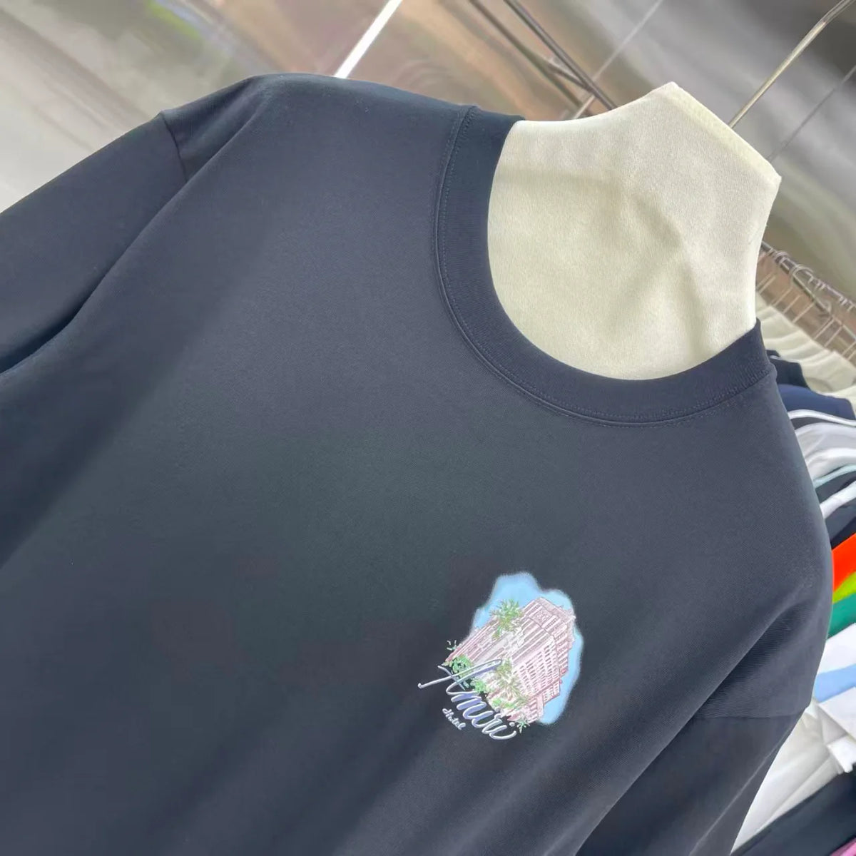 Printed short sleeved T-shirt