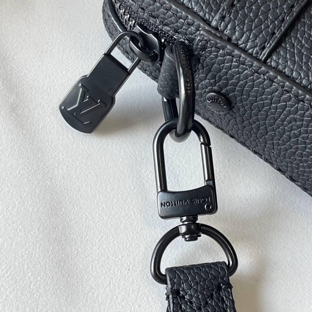 Litchi patterned mailman bag