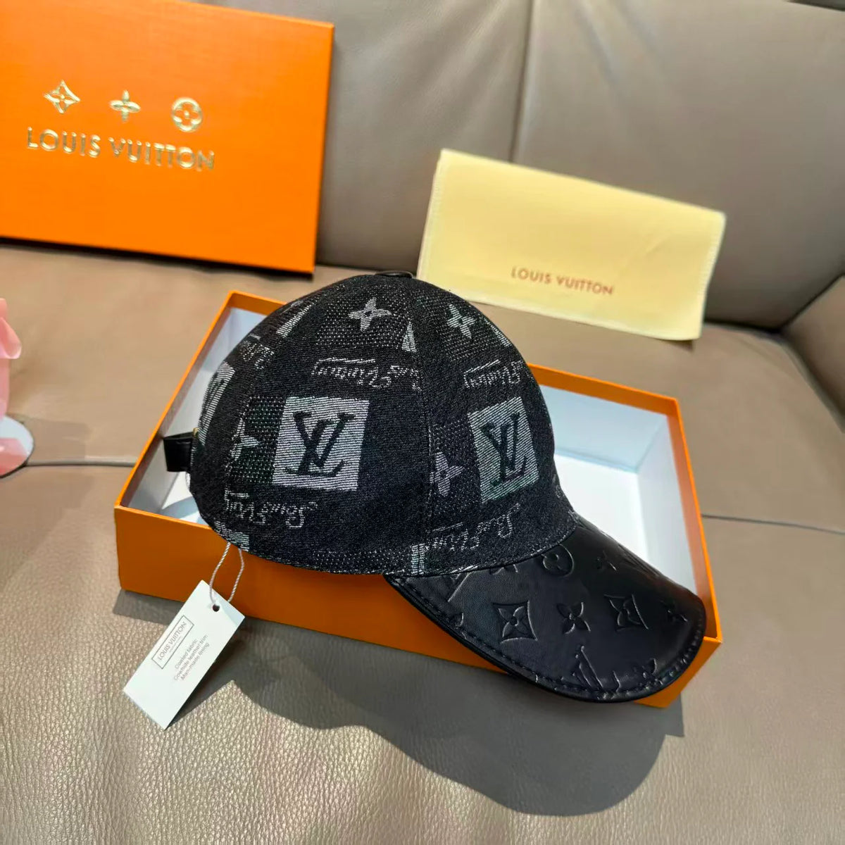 New denim baseball cap