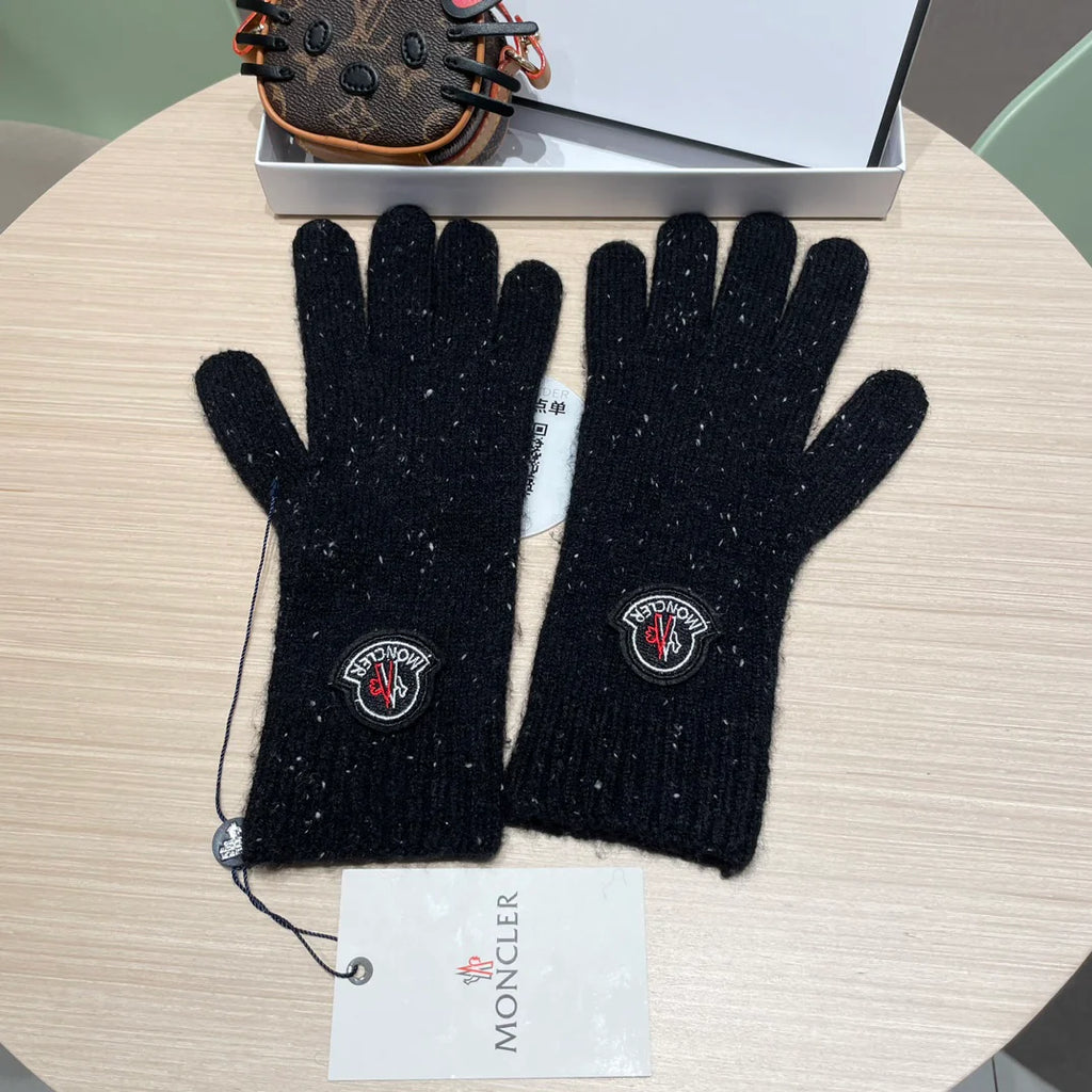 Autumn and winter wool knitted gloves