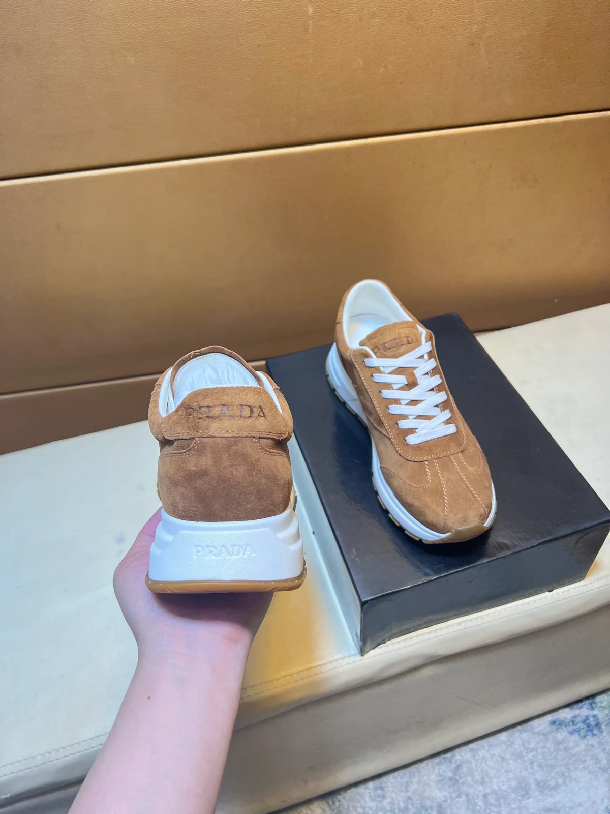 Classic high silk canvas men's shoes