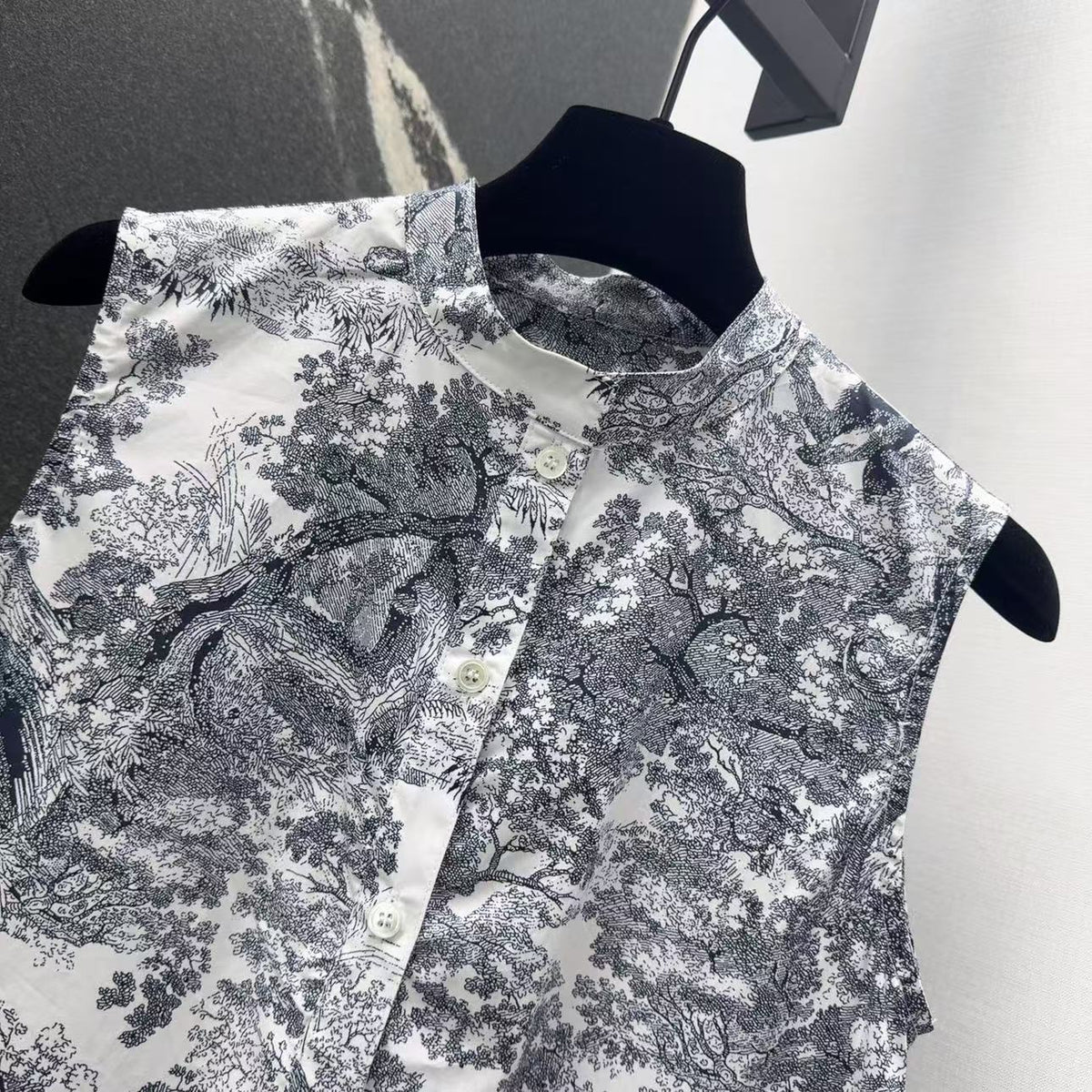 D printed shirt dress