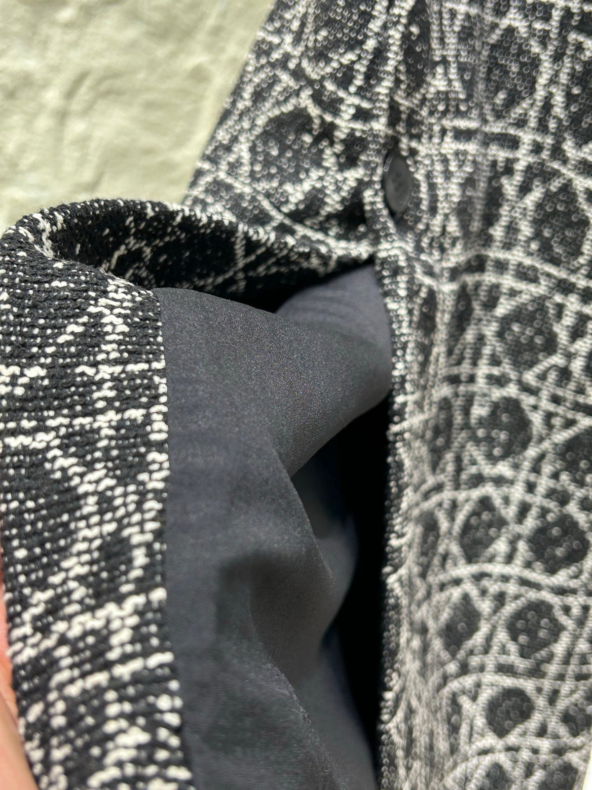 D cannage woven dress