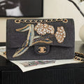 2026 Classic 11.12 Bag 25.5cm Denim Leather