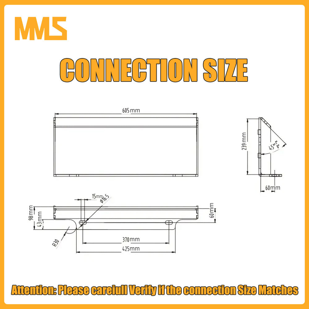 MMS Ripper Attachment Skid steer Loader,3 Tine Ripper Soil Tille
